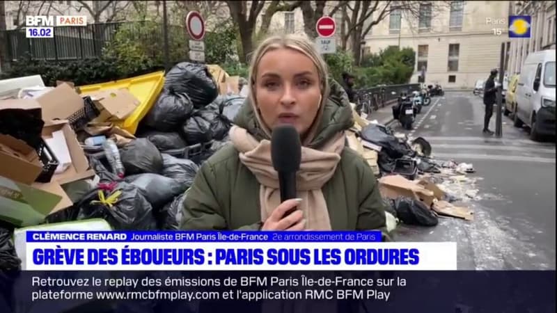Paris : montagne de poubelles dans le 2e arrondissement, les riverains réagissent