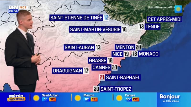 Météo Côte d'Azur: un mercredi ensoleillé, 20°C à Menton