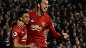 Jesse Lingard et Zlatan Ibrahimovic