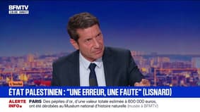 "La reconnaissance de l'État de Palestine constitue une erreur et même une faute"", affirme David Lisnard, maire LR de Cannes