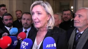 Marine Le Pen, le 11 décembre 2023 à l'Assemblée nationale
