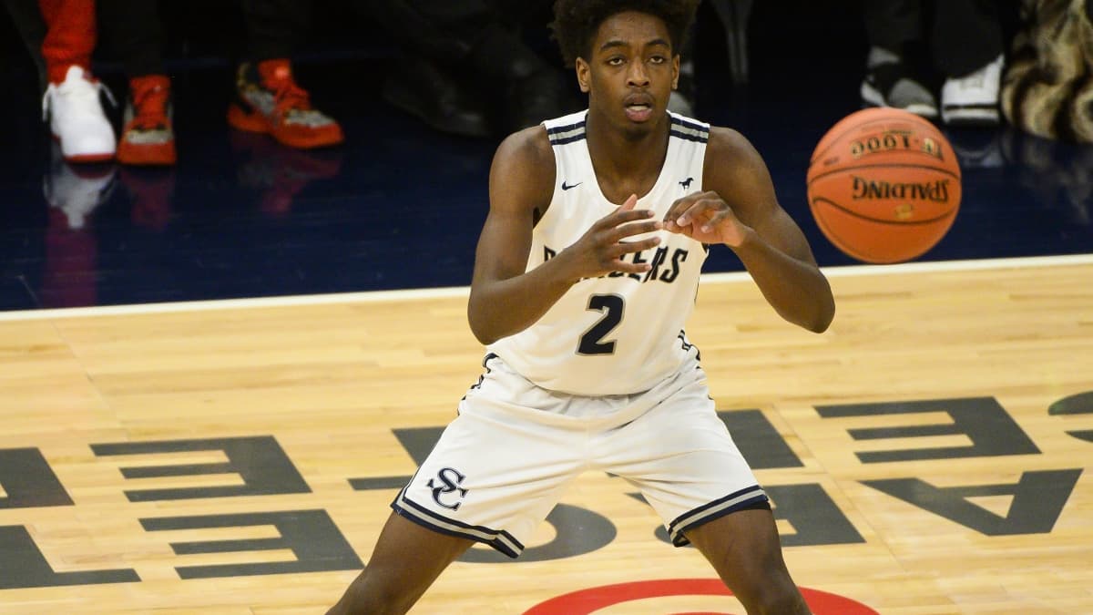 Zaire Wade, fils de Dwyane Wade, sur le parquet des Minnesota Timberwolves en janvier avec Sierra Canyon