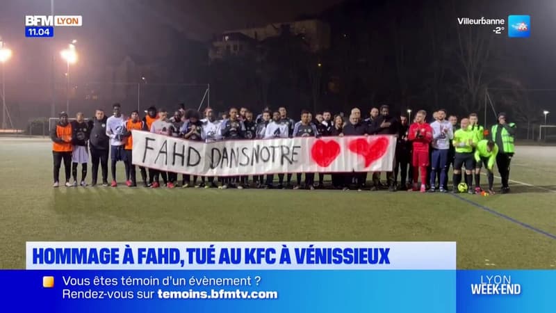 Vénissieux: un hommage à Fahd, tué sur le parking du KFC