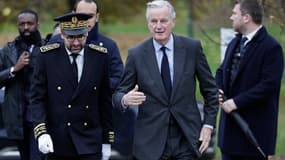 Michel Barnier à Gennevilliers le 19 novembre 2024