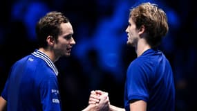 D. Medvedev et A. Zverev