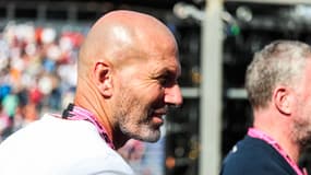 Zinédine Zidane assiste aux qualifications du Grand Prix de Monaco, le 24 mai 2025