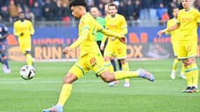 Nathan Zézé avec le FC Nantes.