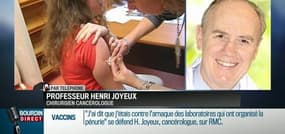 "Les laboratoires pharmaceutiques s'intéressent beaucoup plus à leur pognon qu'aux malades!" explique le Pr. Joyeux