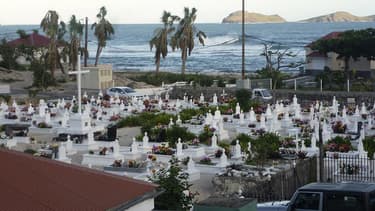 Le cimetière de Saint-Barthelémy, où sera enterré Johnny Hallyday, lundi 11 décembre.