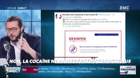 #Magnien, la chronique des réseaux sociaux : Non, la cocaïne ne protège pas du coronavirus - 09/03
