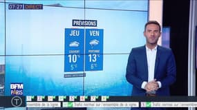 Météo Paris Île-de-France du 8 novembre : Temps pluvieux mais moins froid ce matin