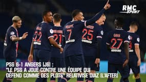 PSG 6-1 Angers (J6) : "Le PSG a joué contre une équipe qui défend comme des plots" relativise Diaz (L'After)