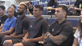 Choupo-Moting, Thiago SIlva et Paredes