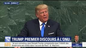 Trump à la tribune de l'ONU: "C'est un honneur de me retrouver ici, dans ma ville natale"