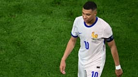 Kylian Mbappé face à l'Espagne en demi-finale de l'Euro, le 09/07/2024
