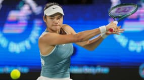 La joueuse de tennis britannique Emma Raducanu, à Dubai le 16 février 2025