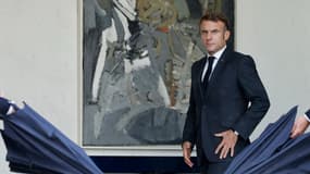 Emmanuel Macron à l'Elysée, le 10 octobre 2024