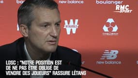 Losc : "Notre position est de ne pas être obligé de vendre des joueurs" rassure Létang