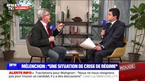 Jean-Luc Mélenchon : "Si le président de la République rend impossible le fonctionnement des règles, alors oui, il devra partir."