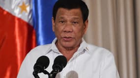 Le président philippin Rodrigo Duterte au palais de Malacanang à Manille, le 6 août 2018.