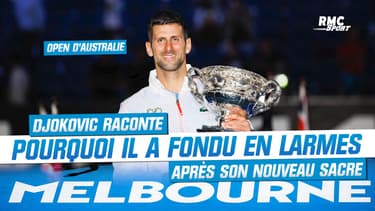 Open d’Australie : Djokovic raconte pourquoi il a fondu en larmes avec ses proches après son nouveau sacre
