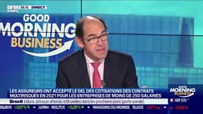 
Ce mardi 8 décembre, Jean-Laurent Granier, PDG de Generali France et vice-président de la FFA, est revenu sur le gel des primes d'assurance, une mesure insuffisante pour les restaurateurs, ainsi que la situation des assureurs face à la crise, dans l'émission Good Morning Business présentée par Sandra Gandoin et Christophe Jakubyszyn. Good Morning Business est à voir ou écouter du lundi au vendredi sur BFM Business.


Dans "Good morning business", Christophe Jakubyszyn, Sandra Gandoin et les journalistes de BFM Business (Nicolas Doze, Jean-Marc Daniel, Anthony Morel...) décryptent et analysent l'actualité économique, financière et internationale. Entrepreneurs, grands patrons, économistes et autres acteurs du monde du business... Ne ratez pas les interviews de la seule matinale économique de France, en télé et en radio.


BFM Business est la 1ère chaîne française d'information économique et financière en continu, avec des interviews exclusives de patrons, d'entrepreneurs, de politiques, d'experts et d'économistes afin de couvrir l'ensemble de l'actualité française et internationale. BFM Business vous propose aussi des conseils pour vos finances par des personnalités de référence dans les domaines du patrimoine, de l'immobilier ou des marchés financiers. Retrouvez tous les jours : Christophe Jakubyszyn, Faïza Garel-Younsi, Nicolas Doze, Hedwige Chevrillon, Jean-Marc Daniel, Anthony Morel, Guillaume Sommerer, Cédric Decoeur, Karine Vergniol, Grégoire Favet, Sébastien Couasnon, Emmanuel Lechypre, Benaouda Abdeddaïm, Stéphanie Coleau... BFM Business est disponible sur votre box (SFR : canal 46 / Orange : canal 228 / Bouygues : canal 242 / Canal : canal 108) ainsi qu'en direct et replay  sur l'application BFM Business et le site : www.bfmbusiness.fr.
