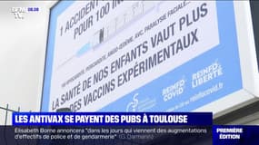 Toulouse: des affiches aux slogans antivax se multiplient sur les murs de la ville 