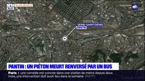 Pantin: un piéton meurt renversé par un bus
