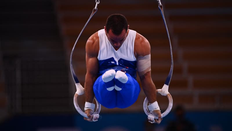 JO 2021 (gym): très ému, Aït Saïd révèle qu'il était blessé lors de la finale des anneaux