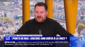 Julien Troccaz (cheminot et secrétaire fédéral SUD-Rail): "Quand il y a 70 à 90% des salariés qui cessent le travail, on peut peut-être se dire que les avancées ne sont pas suffisantes"