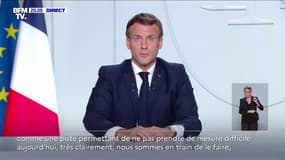 Emmanuel Macron: "Nous avons appris de nos insuffisances, de nos manques durant la première vague"