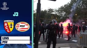  Lens-PSV : Des tensions dans le centre ville de Lens 