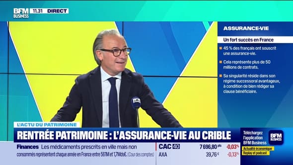 L'actu du patrimoine : Rentrée patrimoine, l'assurance-vie au crible - 05/09
