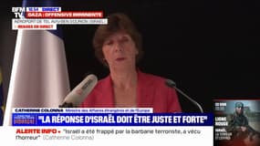 Catherine Colonna, ministre des Affaires étrangères et de l'Europe: "Le Hamas ne représente pas les Palestiniens, le Hamas fait du mal aux Palestiniens"
