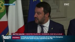 "Le seul ciment qui les maintient unis est la haine contre la Ligue", Matteo Salvini réagit à l’accord politique entre le Mouvement 5 étoiles et le Parti Démocrate