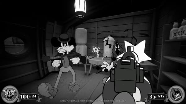 Le jeu vidéo "Mouse" est inspiré des "dessins animés des années 30" et reprend l'esthétique de la première version de Mickey, "Steamboat Willie".