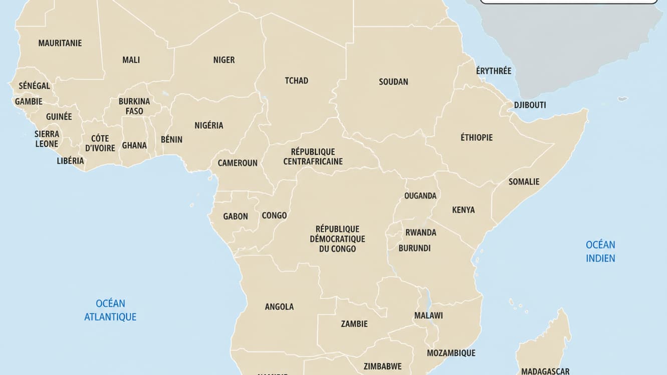 Eswatini, le seul État africain à reconnaître Taïwan.