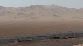 Une image de Mars formée à partir de clichés pris le 25 octobre 2017. 