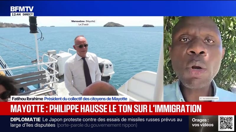 Fatihou Ibrahime, président du collectif des citoyens de Mayotte: "Nous souffrons réellement de l'immigration, nous souffrons de ne plus pouvoir nous soigner, de ne plus avoir d'eau"