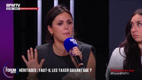 FORUM BFM - "Vous allez venir me dire, à moi qui me suis saigné à travailler, que l'héritage de ma fille, ça lui tombe du ciel?": Laura Warton-Martinez, auto-entrepreneuse, réagit à la taxe sur les héritages