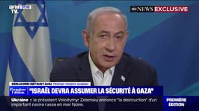 Benjamin Netanyahu: "Israël devra, pendant une durée indéterminée, assumer la responsabilité globale de la sécurité dans la bande de Gaza"