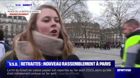 Réforme des retraites: nouveau rassemblement place de la Bastille, à Paris - 01/04