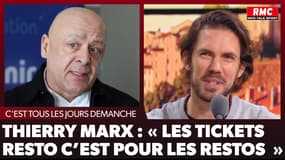 C'est tous les jours Demanche sur RMC - T. Marx : "Les tickets-resto, c'est pour les restos !"