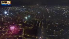 Un drone filme du ciel les feux d’artifice du Nouvel An au Pérou