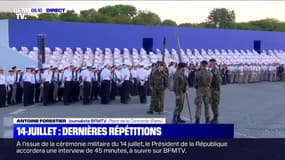 14-Juillet : les dernières répétitions du défilé place de la Concorde