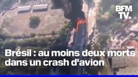 Brésil: au moins deux morts dans un crash d'avion à Sao Paulo 
