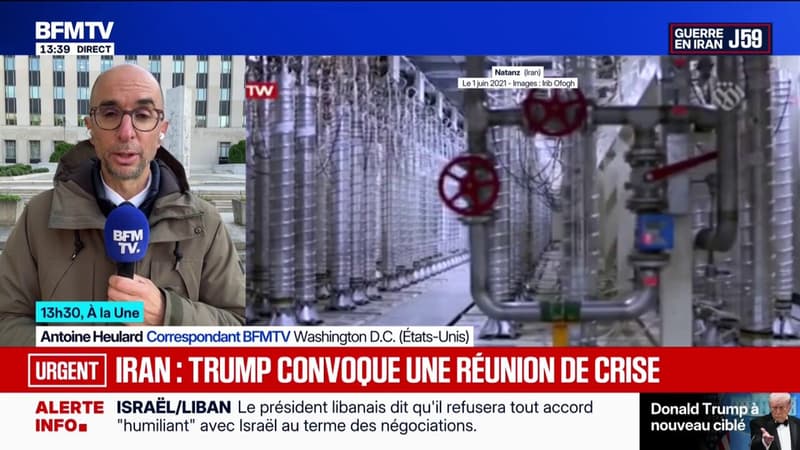 Donald Trump va tenir une réunion de crise sur l'Iran, annoncent plusieurs médias américains