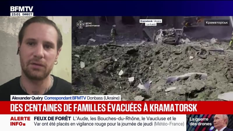 L'Ukraine ordonne l'évacuation des familles de Kramatorsk, dans l'est du pays, face aux attaques russes