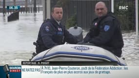 Inondations: dans le Val-de-Marne, la police patrouille pour éviter les vols dans les maisons sinistrées