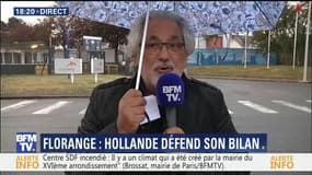 François Hollande à Florange pour défendre son bilan industriel